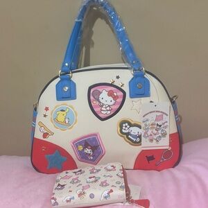 Sale! Sanrio hello kitty and friends sports crossbody tote bag and wallet set
